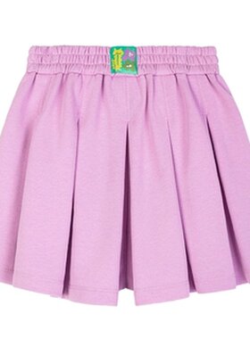 PPTOWN女童甜美百搭百褶短裙