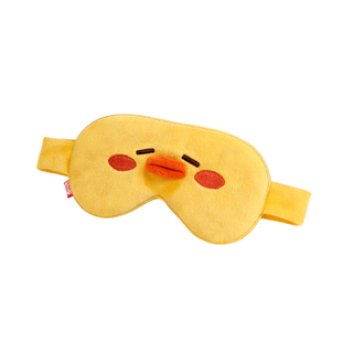 红小豆周边同款鸭鸭眼罩毛绒手办助眠神器遮光睡眠午休卡通遮眼罩