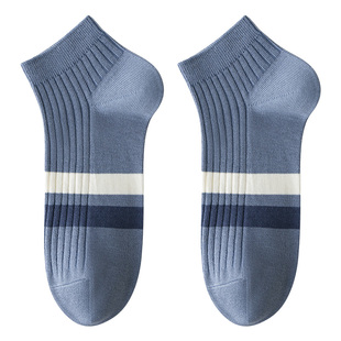 2026夏季新款袜子男款短款船袜棉男士袜子吸湿排汗防臭简约运动袜
