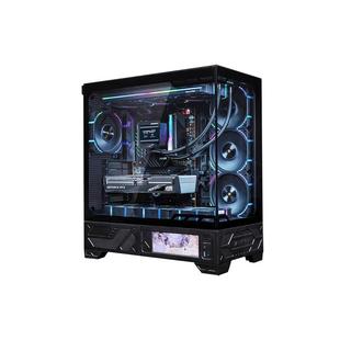 瓦尔基里VK03海景房机箱全视带6.2寸屏幕电脑水冷MATX机箱台式机