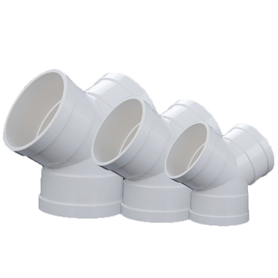 y型三通pvc排风管塑料接头 110新风系统管道配件家用排气管件大全