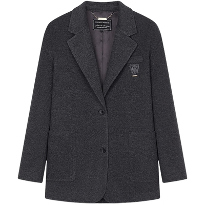 TeenieWeenie通勤双面毛呢大衣