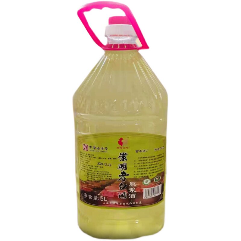 大陆公鸡崇明老白酒爽口型5L