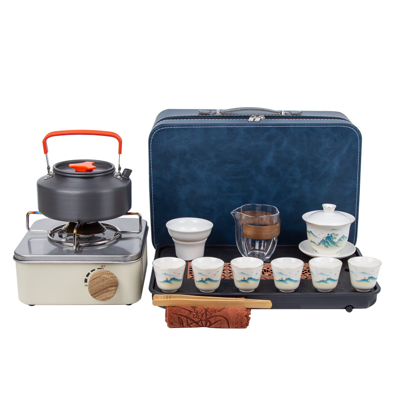 便携式户外旅行茶具套装卡式炉