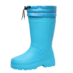 赶海鞋冬季加绒保暖下水赶海雨靴溪流钓防滑防水水靴户外外穿滩涂