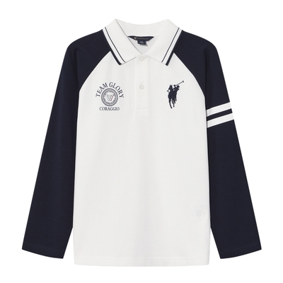 POLOWALK童装男童长袖T恤