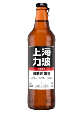 上海力波精酿白啤500ml*12瓶