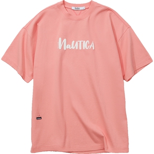 【官方正品】nautica whitesail 日系中性简约宽松休闲短袖T恤