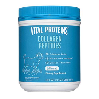 【吉杰直播】Vital Proteins雀巢大蓝罐胶原蛋白肽粉小分子567g