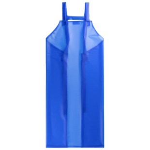 厨房新款防水背肩带围裙软皮加厚长款防油男女水产专用工作服餐饮