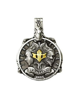 铁心银饰男士925纯银原创吊坠