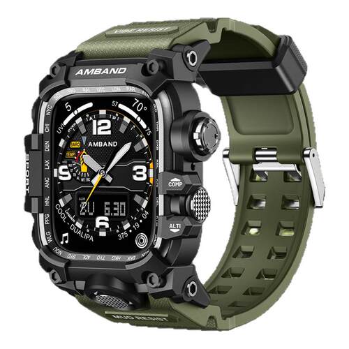 适用iWatchUltra2/3表带AppleWatch10/11苹果手表带8改装小泥王7保护壳S9金属一体iWatch保护壳套SE男46/49mm