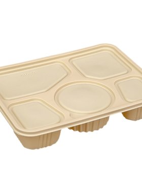 一次性餐盒三四格饭盒淀粉打包盒