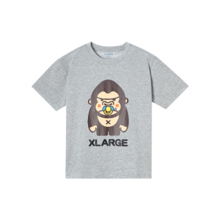 XLARGE儿童凉感抑菌短袖T恤2026年新款夏季男女童休闲百搭上衣潮