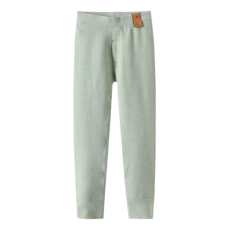 春秋新款儿童羊绒蚕丝秋裤加绒加厚男童保暖裤女童高腰打底裤棉裤