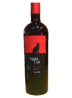 750ml智利原装原瓶进口奈特猫干红葡萄酒中央山谷赤霞珠整箱包邮