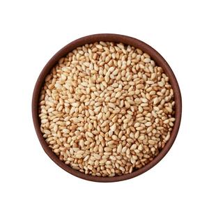 5斤带皮熟白芝麻 干净新鲜饱满无沙香现炒熟白芝麻 熟芝麻 即食