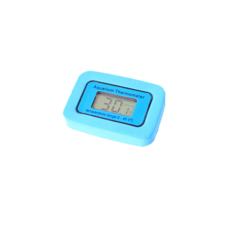水面漂浮数字温度计金鱼盆古法鱼盆观背青鳉缸俯视水面温度温度表