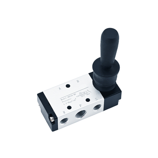 亚德客型气动控制阀4H210-08手动阀二位五通手扳换向气缸阀门开关