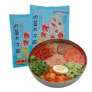 满5袋包邮东北沈阳特产苏家屯琴心酸甜咸口肉酱冷面塑封真空包装