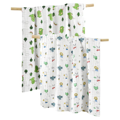 无印良品新生儿纱布巾，越洗越软