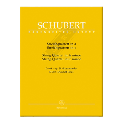 舒伯特弦乐四重奏A小调D804op29