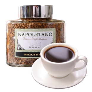 俄罗斯进口咖啡纳波莱塔诺牌无添加蔗糖美式意式纯黑苦咖啡冻干