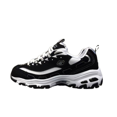 斯凯奇黑白熊猫鞋跑鞋