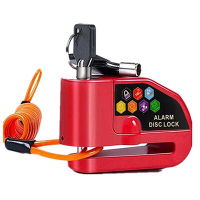 碟刹锁报警摩托车锁防盗锁自行车
