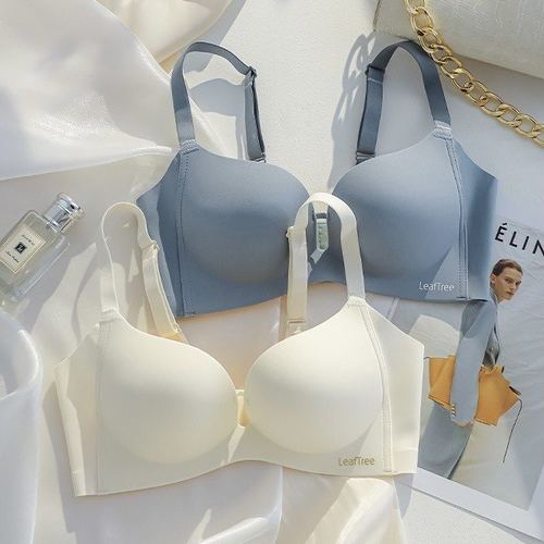 无痕小胸聚拢内衣女无钢圈上托软支撑收副乳防下垂性感镂空文胸罩