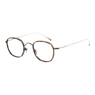 KameManNen万年龟日本手工钛金属近视眼镜框男复古镜架女KMN-137