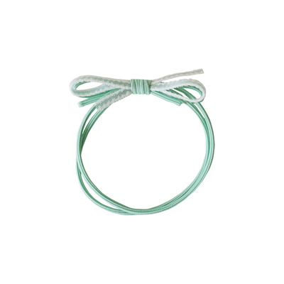 薄荷绿色水晶蝴蝶弹力发绳
