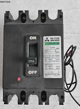 MITSUBISHI NF225-CB 125A AC Circuit Breaker 3 Pole