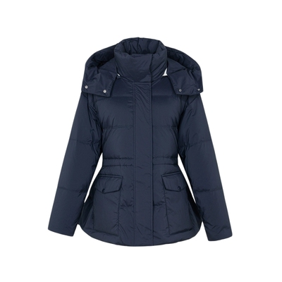 XG雪歌XJ406068A228长袖连帽羽绒服时尚冬季新款白鸭绒保暖外套女