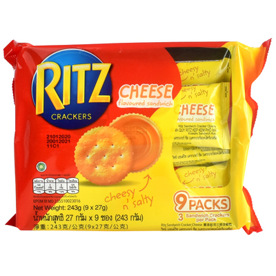 进口卡夫乐之巧克力夹心奶酪饼干