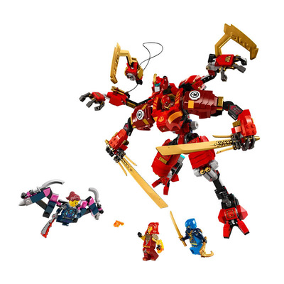 幻影忍者系列积木凯的攀登者机甲