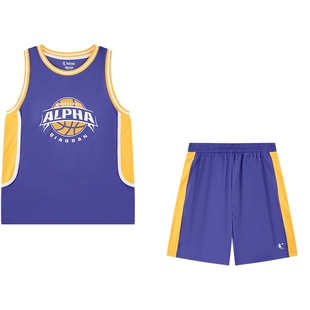 乔丹童装男童套装儿童篮球服2026夏新款男孩运动服速干背心两件套