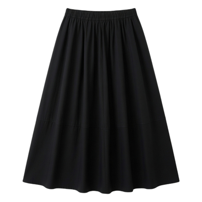 春装花苞A字梨形遮胯半身裙