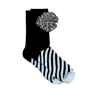 三双包邮 滑板运动长袜 毛巾底 加厚 黑白色 防寒保暖 滑雪 街舞