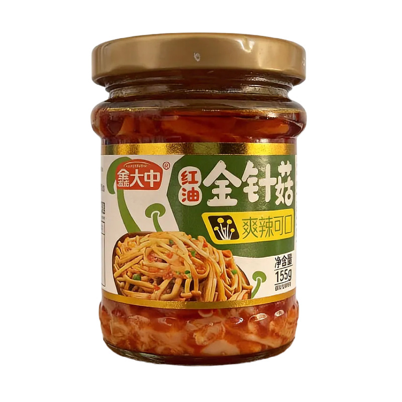 鑫大中麻辣金针菇即食下饭