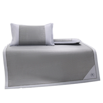 乐优家伯爵乳胶加厚冰藤席三件套