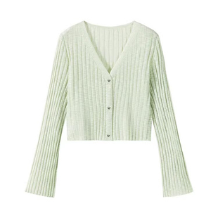 宽松针织开衫大码外套罩衫外搭胖mm显瘦百搭外披薄款防晒空调衫女