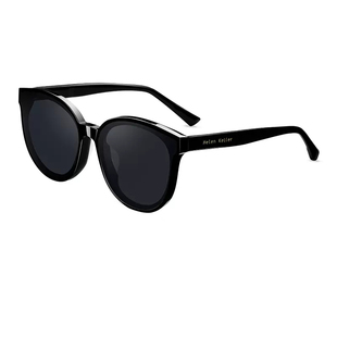 海伦凯勒墨镜女2025款偏光太阳镜女大脸高级感防紫外线显脸小眼镜