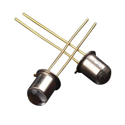 3DU5C 光敏晶体管三极管 硅光敏三极管 晶体管 金属封装 2脚 NPN