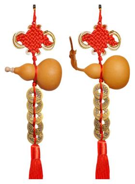 泰山祥云阁天然葫芦五帝钱