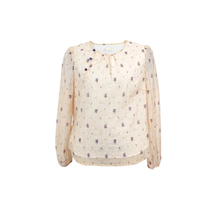 纻衣藕粉色天丝麻轻中式文艺衬衫女2026春装新品宽松简约百搭上衣