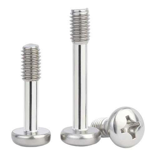 304不锈钢GB818盘头十字松不脱螺钉圆头不脱出螺丝半牙M3M4M5M6mm