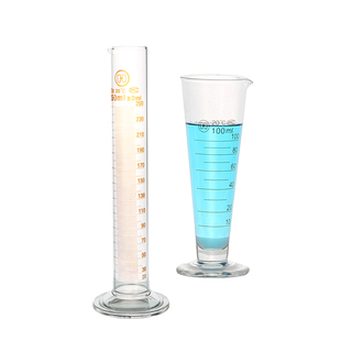 玻璃量筒量桶带刻度家用量杯量具化学实验室耗材5/10/25/50/100/250/500/1000/2000ML