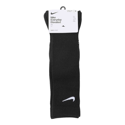 NIKE耐克男女袜子2026夏新款运动袜中筒袜休闲袜两双装HQ8510-010