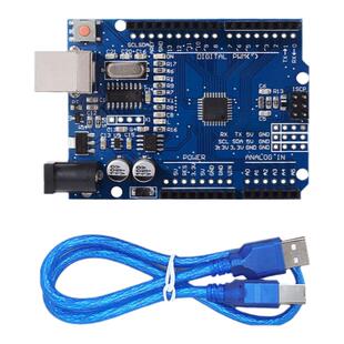 CH340 UNO-R3主控板开发板ATMEGA328 送排针 USB线 适用于Arduino